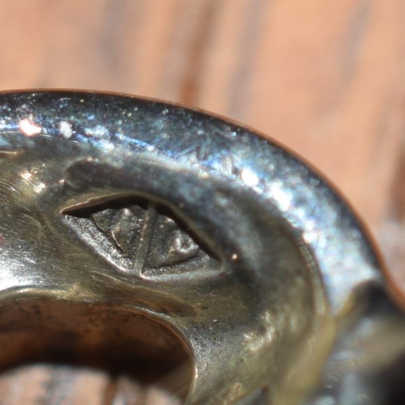 Vintage Sterling Silver Judith Jack Camphor Necklace & Earrings Set Plus Ring - Picture 4 of 16